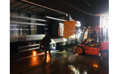 DATÜB Tarafından Depremzedelere Ulaştırılmak Üzere bir TIR su Gönderildi