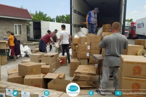 DATÜB'ün Gıda Yardım Kolisi Kırgızistan'da İhtiyaç Sahibi Ailelere Ulaştı