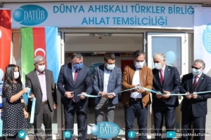 ​Ahlat'ta Dünya Ahıskalı Türkler Birliği Temsilciliği Açıldı