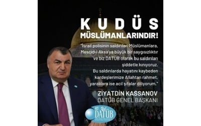 Ziyatdin Kassanov’dan İsrail’in Kudüs'te Müslümanlara Uyguladığı Şiddet Nedeniyle Tepki