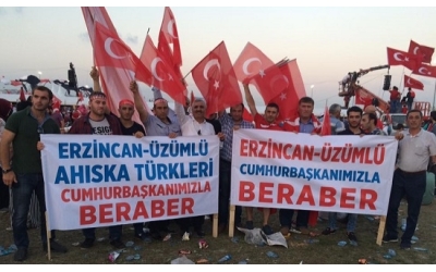 Ahıska Türkleri, Demokrasi ve Şehitler Mitingine Katıldı