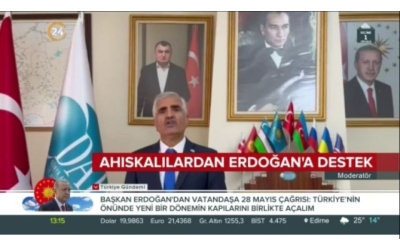 Ahıskalılardan Erdoğan'a Destek
