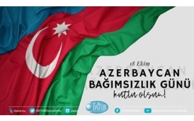 Azerbaycan Cumhuriyeti’nin 29. Bağımsızlık Günü kutlu olsun!