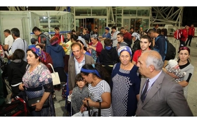 Ahıska Türklerinin Beşinci Kafilesi Erzincan'da