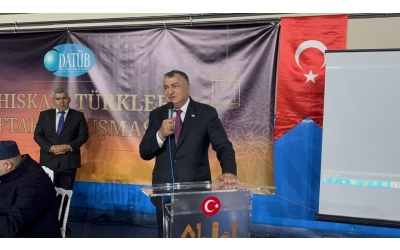 Ahlat'ta Dünya Ahıska Türkleri Birliği Tarafından İftar Yemeği Düzenlendi