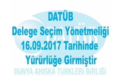 DATÜB Delege Seçim Yönetmeliği