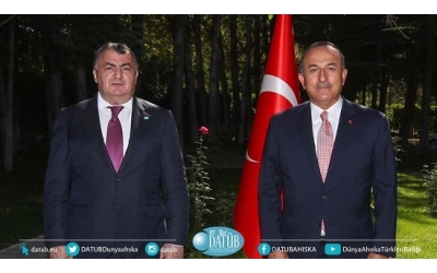 ​Bakan Çavuşoğlu, DATÜB Genel Başkanı Ziyatdin Kassanov'u Kabul Etti