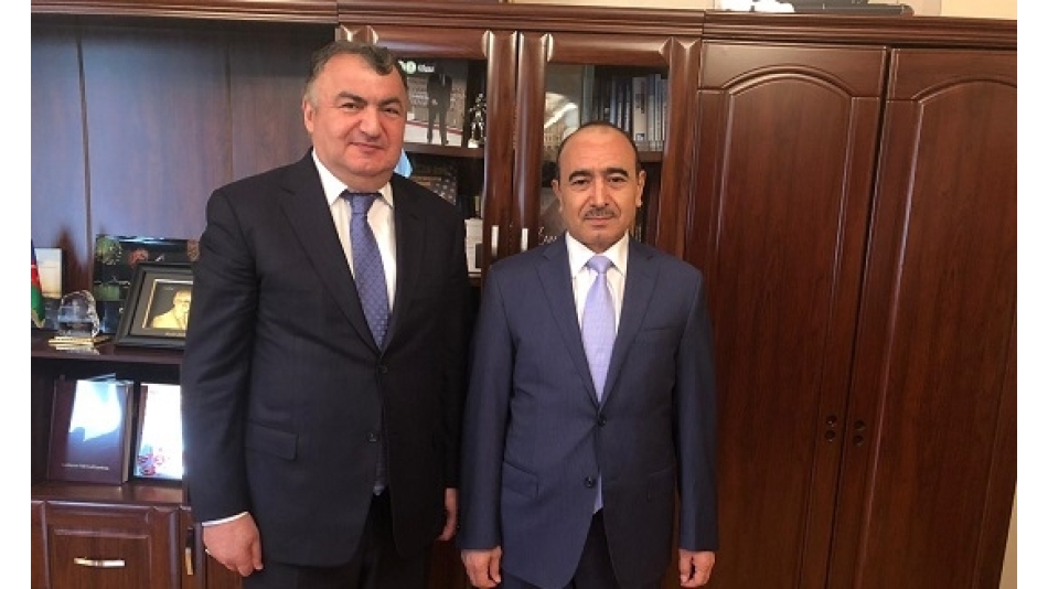 ​Azerbaycan Cumhurbaşkanı Yardımcısı Ali Hasanov Bakü'de DATÜB Heyetini Kabul Etti