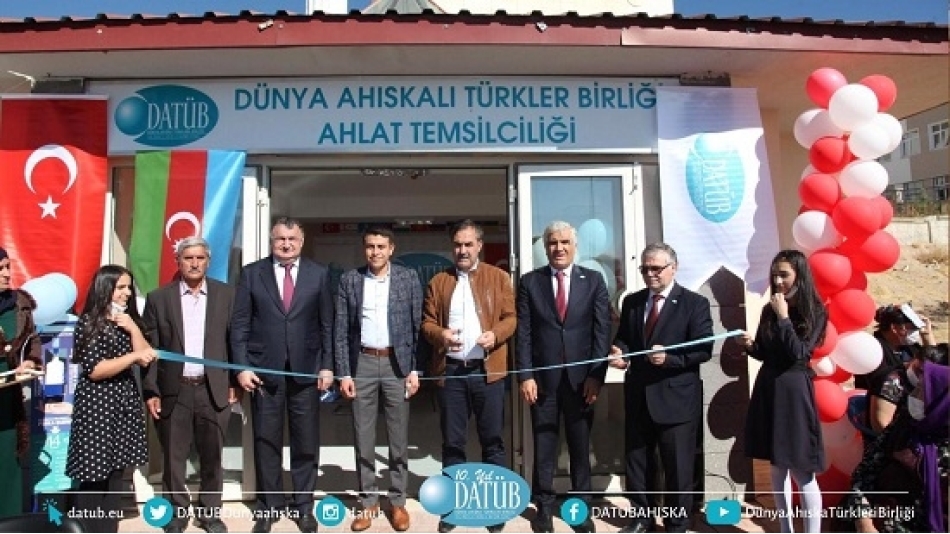 ​Ahlat'ta Dünya Ahıskalı Türkler Birliği Temsilciliği Açıldı