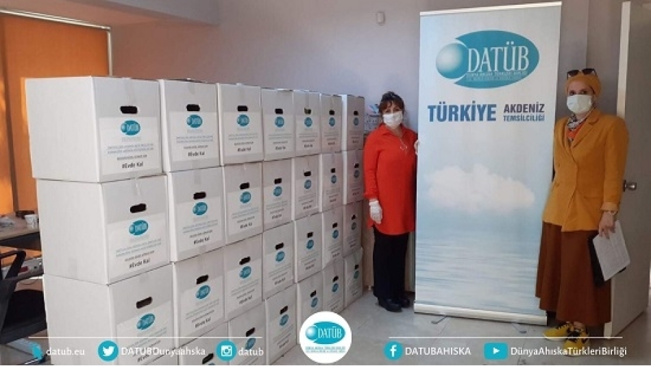 DATÜB'ün Gıda Yardım Kolisi, Antalya'da ihtiyaç sahibi Ahıska Türkü Ailelere Ulaştı