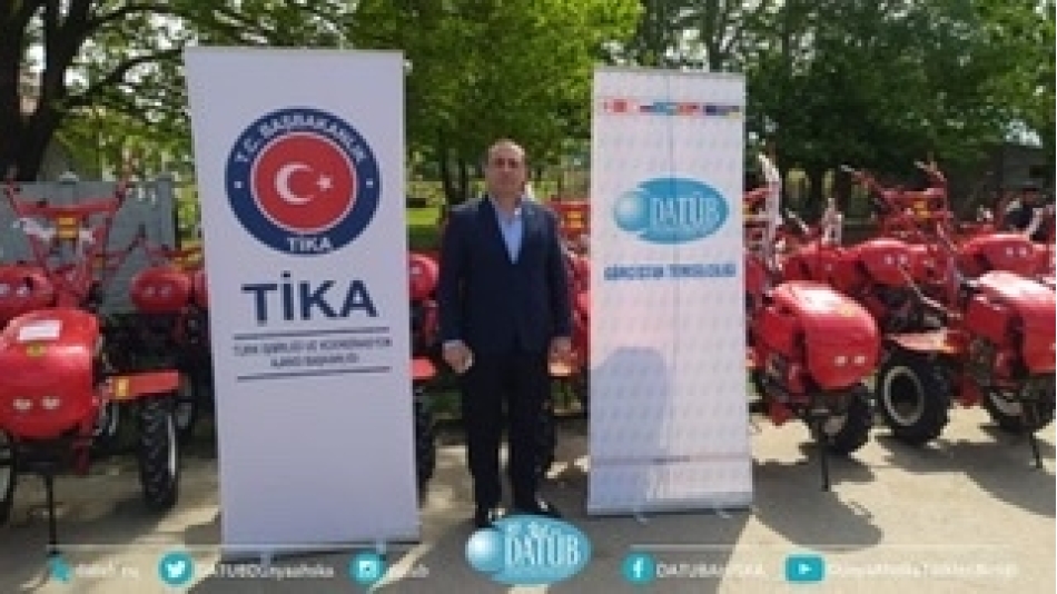 DATÜB Gürcistan Temsilciliği, TİKA ile Birlikte El Traktörü Dağıtımı Gerçekleştirdi