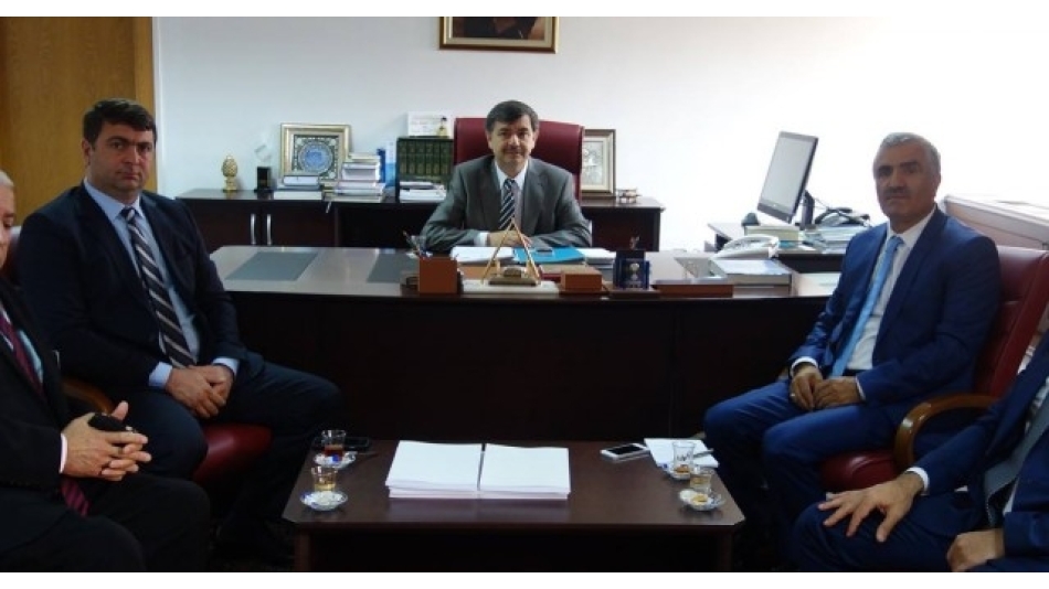 DATÜB Heyeti Diyanet İşleri Dış İlişkiler Genel Müdürü Sayın Prof. Dr. Halife Keskin'i Ziyaret Etti