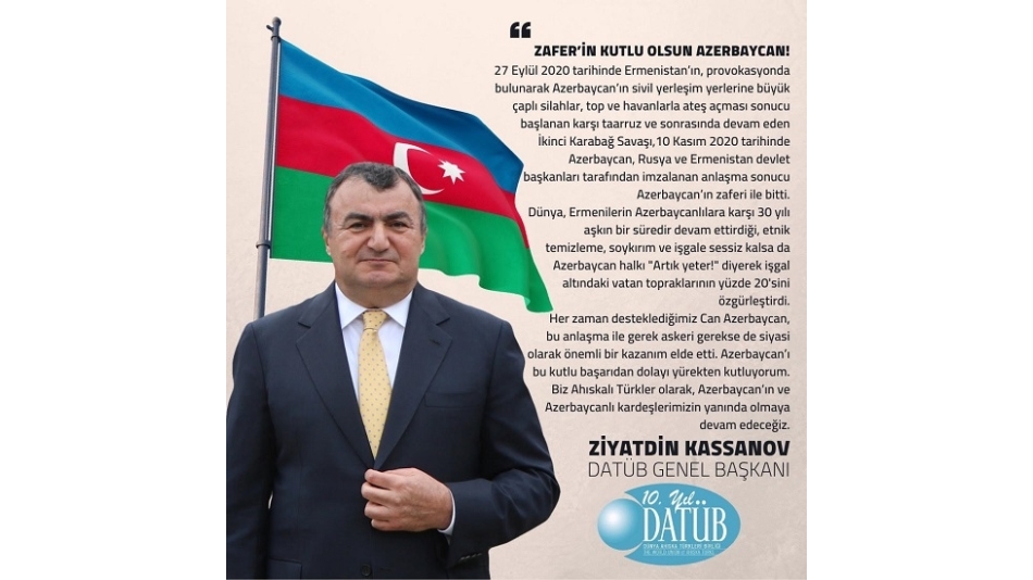 ZAF​ER’İN KUTLU OLSUN AZERBAYCAN!