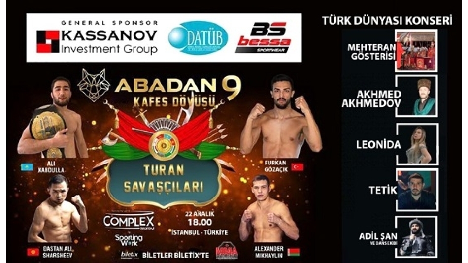 MMA Warriors Of Turan turnuvası İstanbul\'da Yapıldı